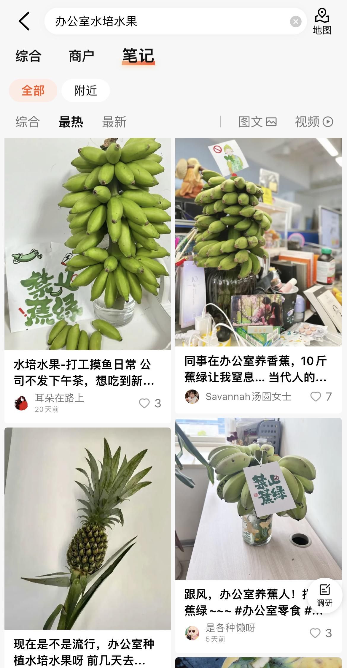 00后捧红办公室“果农”风，“禁止蕉绿”水培水果外卖销量同比翻倍